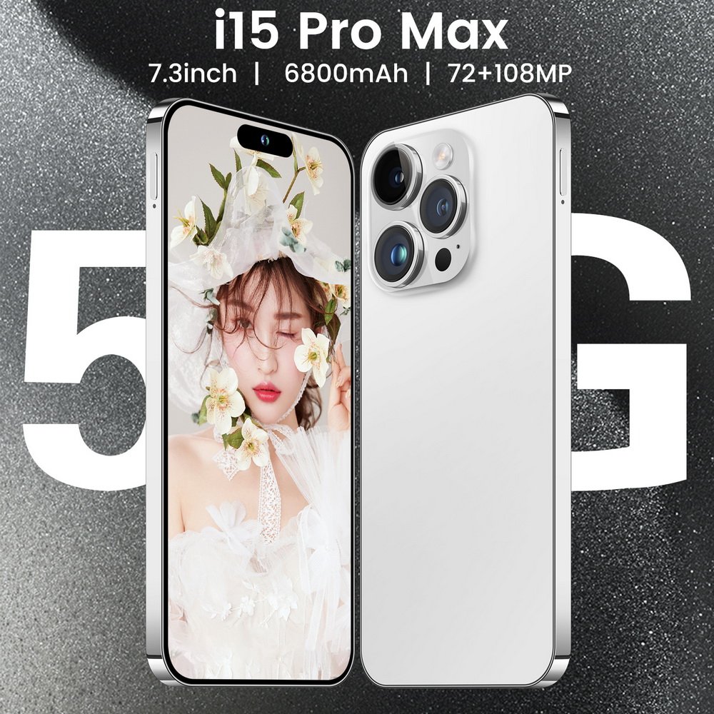 2024 Hot Selling HD Fashion 5G Smart Island Capsule Screen Smart Phone Fingerprints Unlocking Facial Recognition Mobile Phone